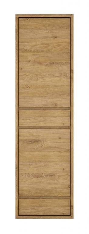 Shetland TYPE 10 - 2D-2S Shetland oak/grey chest of drawers