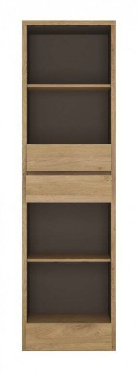 Shetland TYPE 11 - 3S shelving unit, Shetland Oak/Black - Image 2