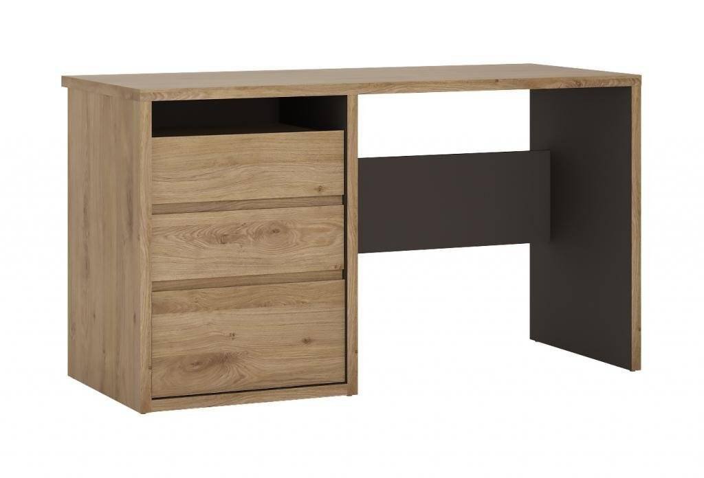 Shetland TYPE 80 - 3S desk, Shetland oak/grey