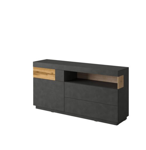 Silke chest of drawers 1D3S Matera / Wotan oak