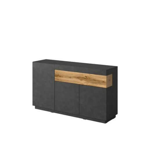 Silke chest of drawers 3D1S Matera / Wotan oak