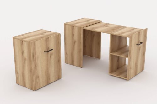 Smart – Extendable Desk, Natural Oak