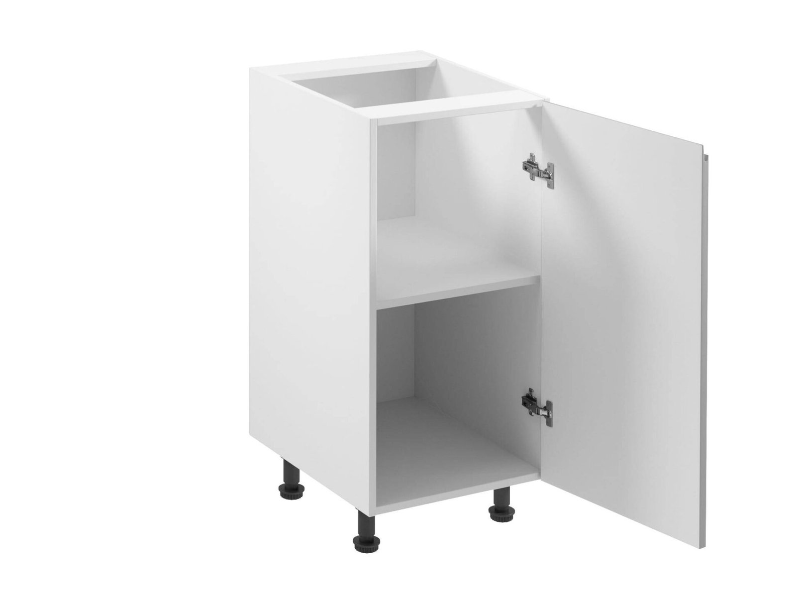 Base kitchen cabinet, 1 door, right, D40-P, aspen gray, glossy, coated - Image 2