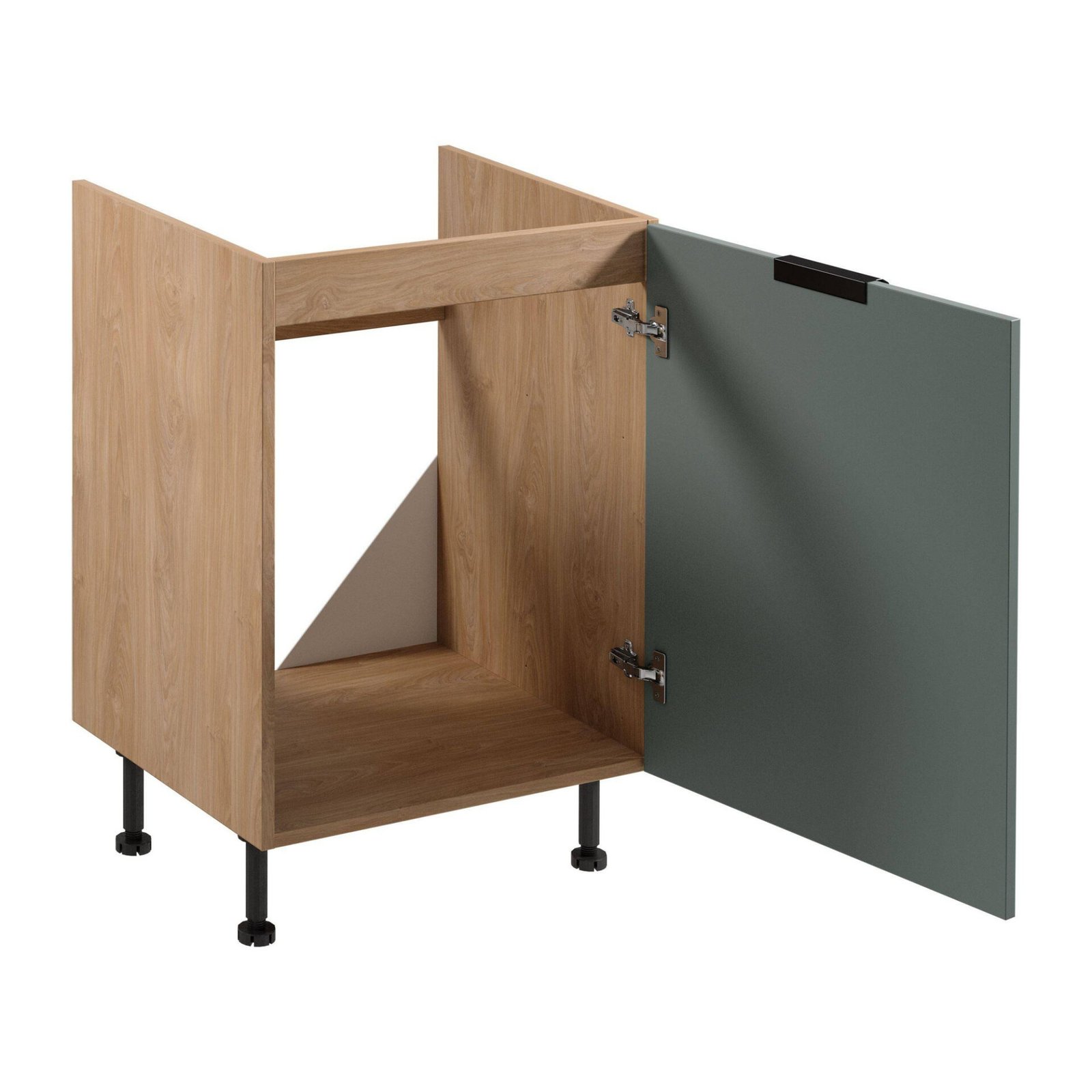 Base kitchen cabinet 1D Sorento D60Z P/L Puccini green - Image 2