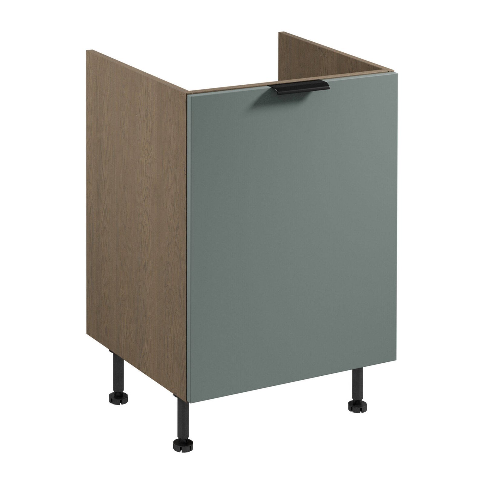 Base kitchen cabinet 1S with sorting insert Sorento D60ZS AX Baltic Storm Green