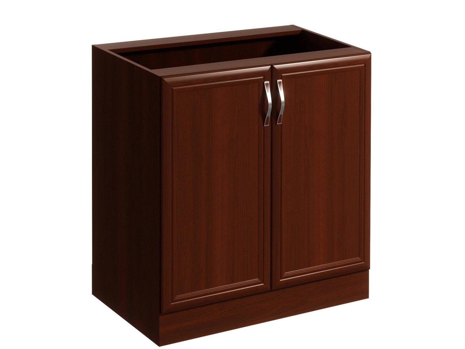 Lower 2-door kitchen cabinet D80 Sicily Walnut