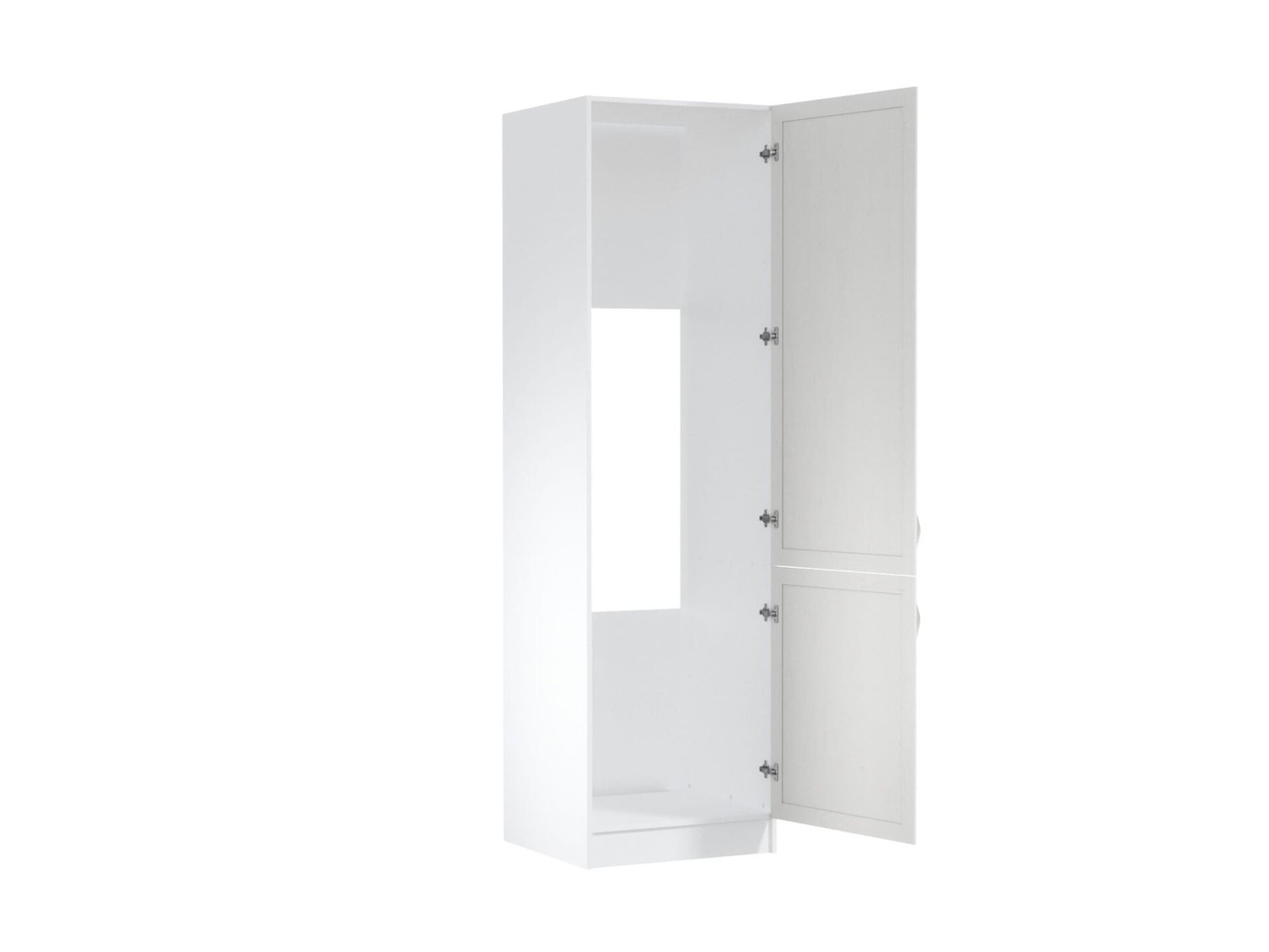 Lower 2-door kitchen cabinet with refrigerator on the right D60ZL-P Sicily Andersen - Image 2