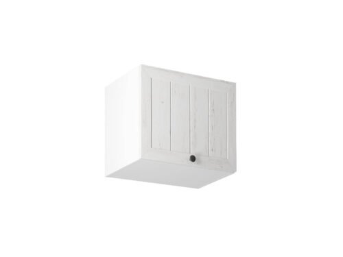 Upper kitchen cabinet, 1 door, G50K, Provence pine, Andersen white matt