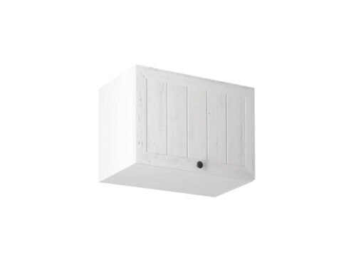 Upper kitchen cabinet, 1 door, G60K, Provence pine, Andersen white matt