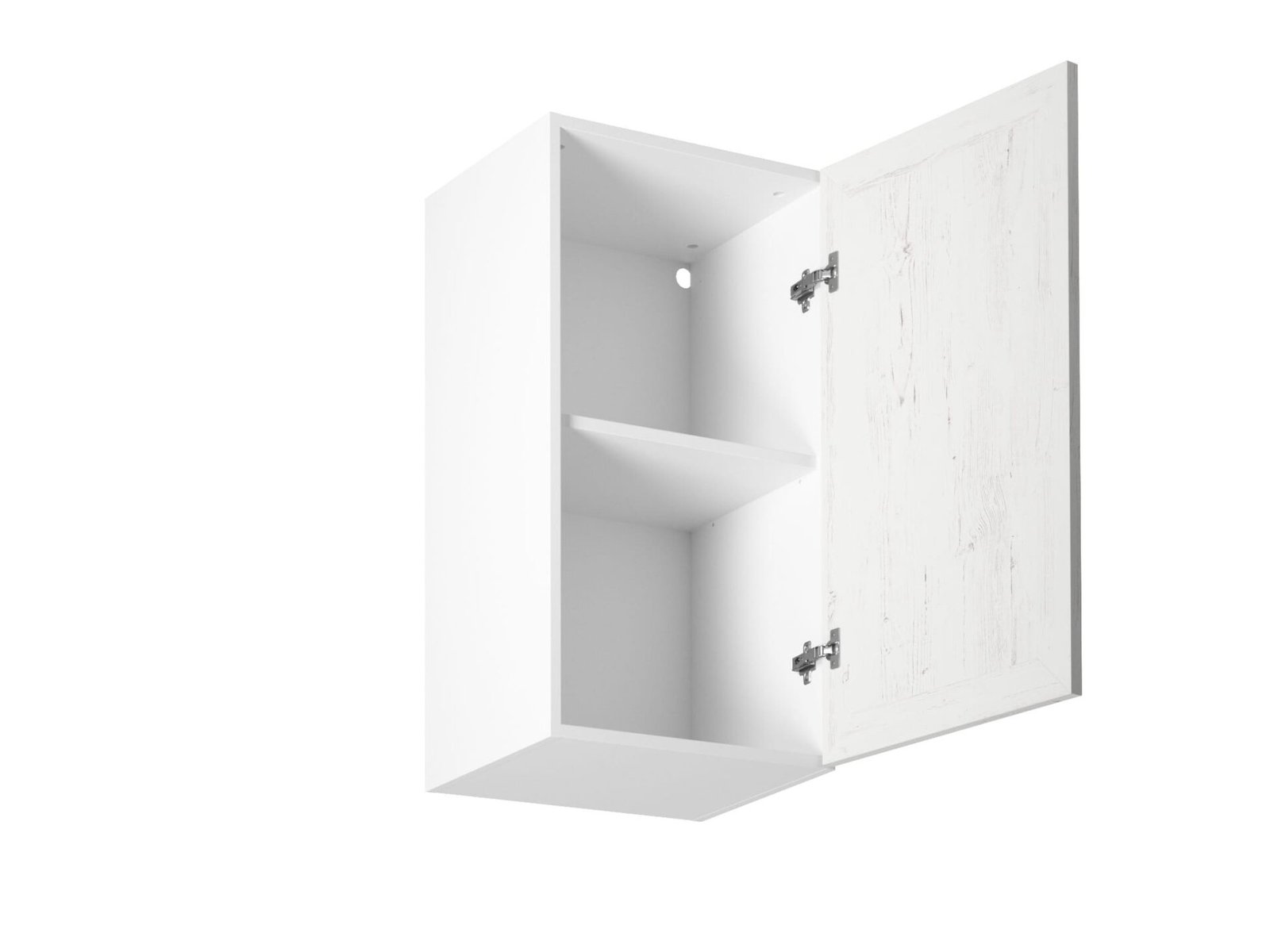 Upper kitchen cabinet, 1 door, right, G40-P, Provence pine, Andersen white matt - Image 2