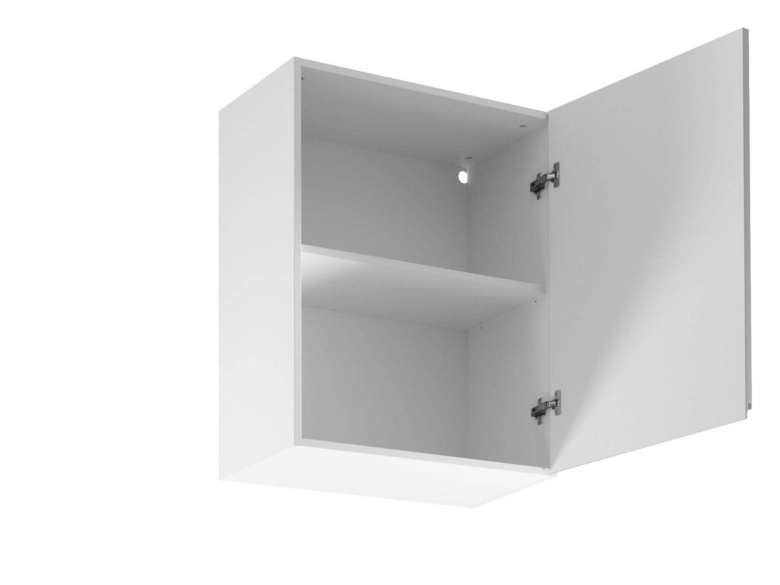 Upper kitchen cabinet, 1 door, right, G60-P, aspen gray, glossy, - Image 2