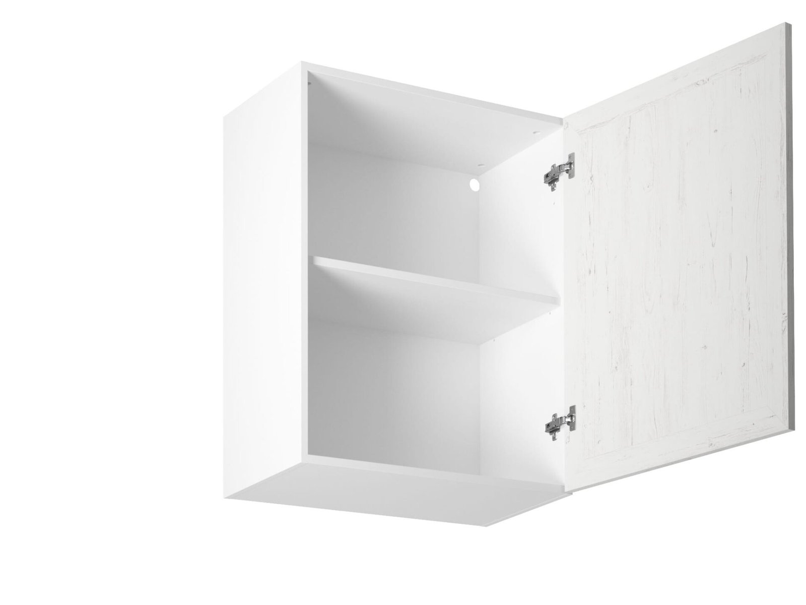 Upper kitchen cabinet, 1 door, right, G601D-P, Provence pine, Andersen white matt - Image 2