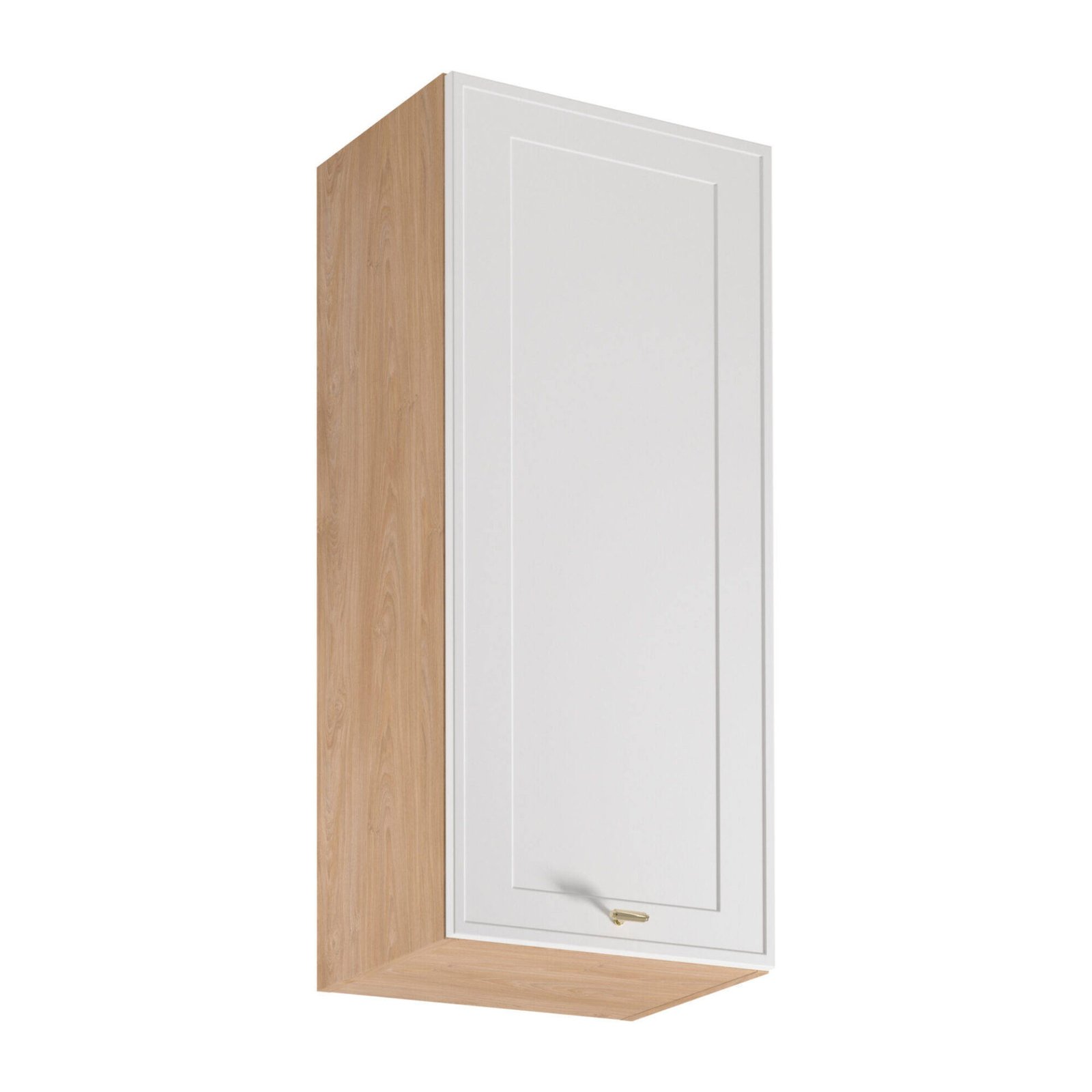 Upper kitchen cabinet 1D Sorento G45 P/L Puccini with matte white frame