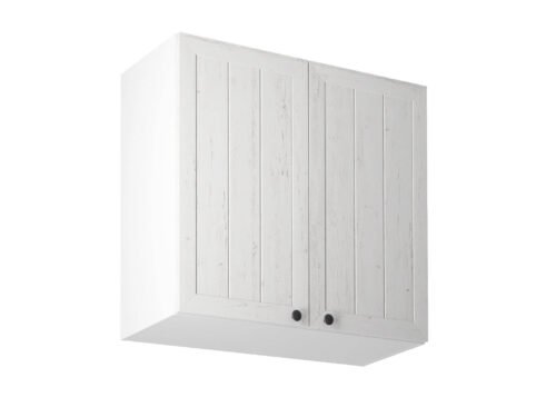 Upper 2-door kitchen cabinet G80 Provence pine Andersen white matt