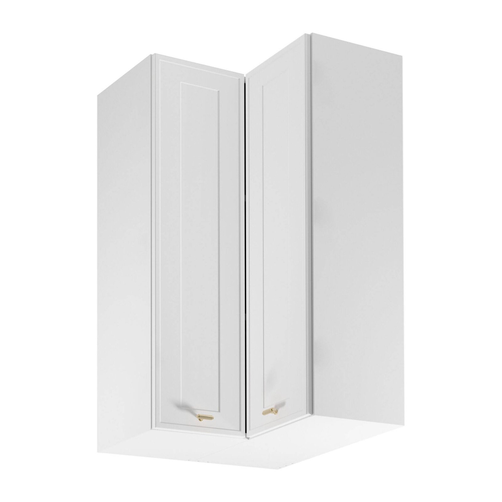 Upper 2D corner kitchen cabinet Sorento G60N2 matte white