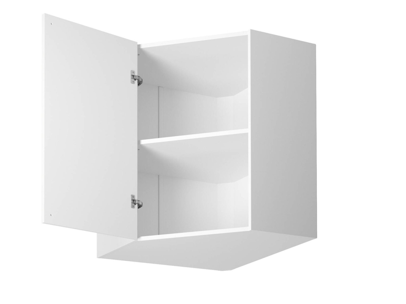 Upper corner kitchen cabinet G60N Linea white matt - Image 2