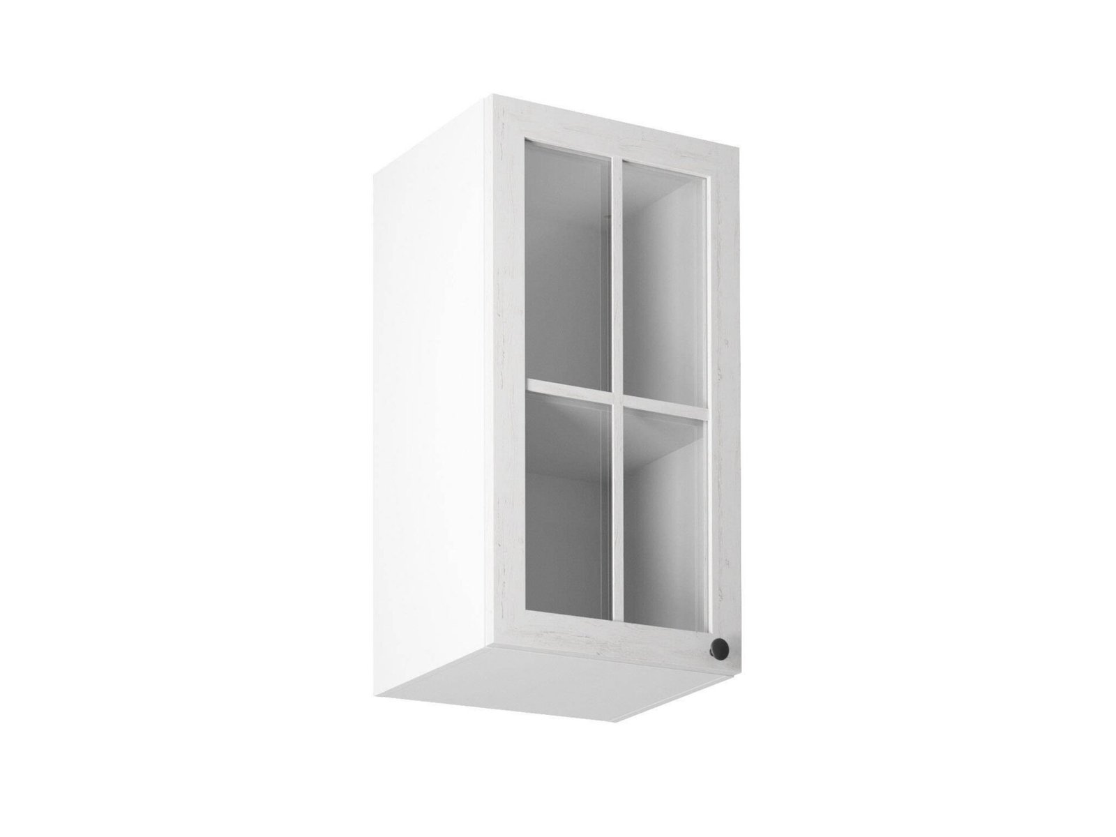 Upper kitchen cabinet, 1 door, left, G40S-L, Provence pine, Andersen white matt