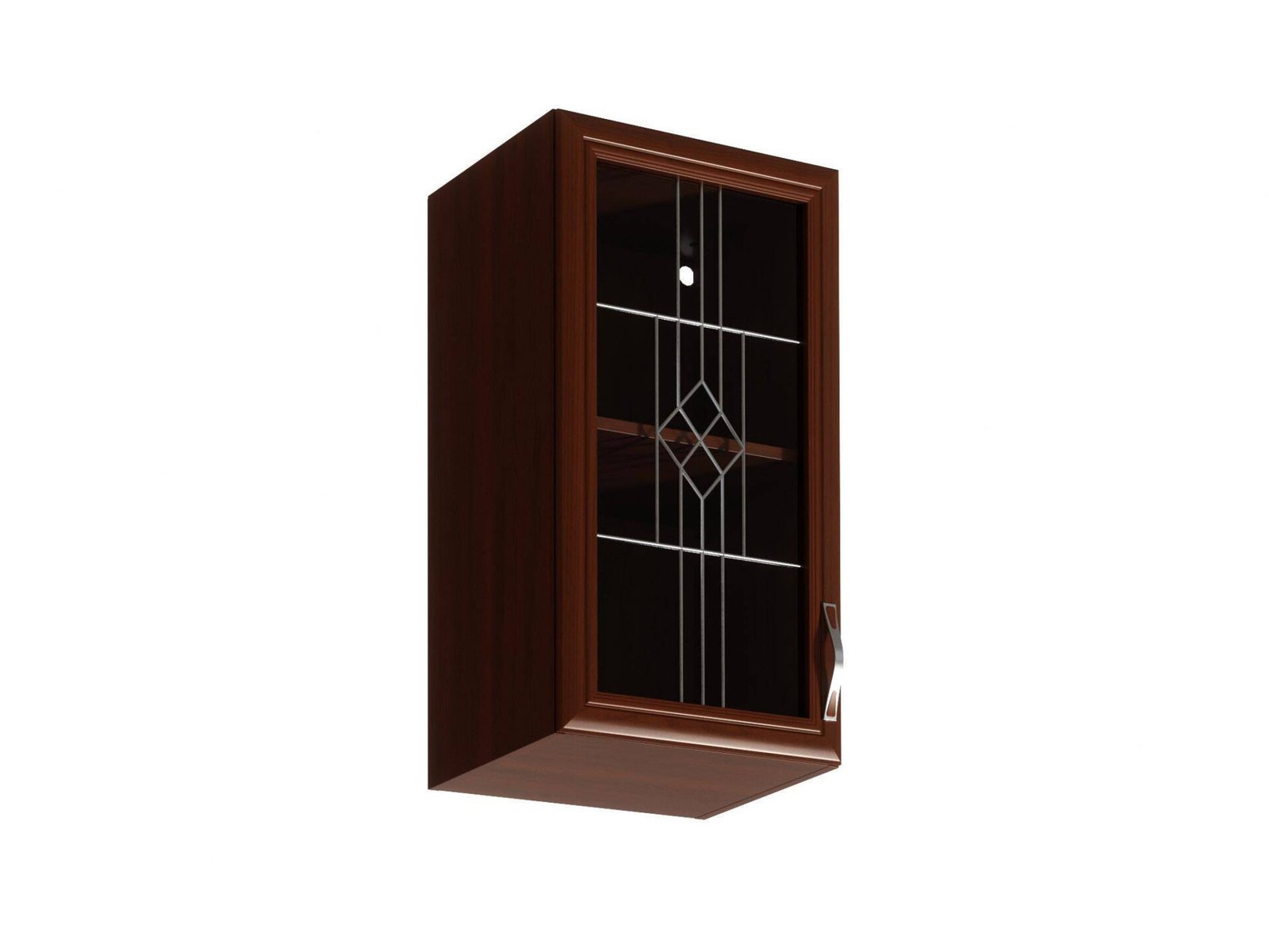 Upper kitchen cabinet, 1 door, left, G40S-L, Sicily Walnut