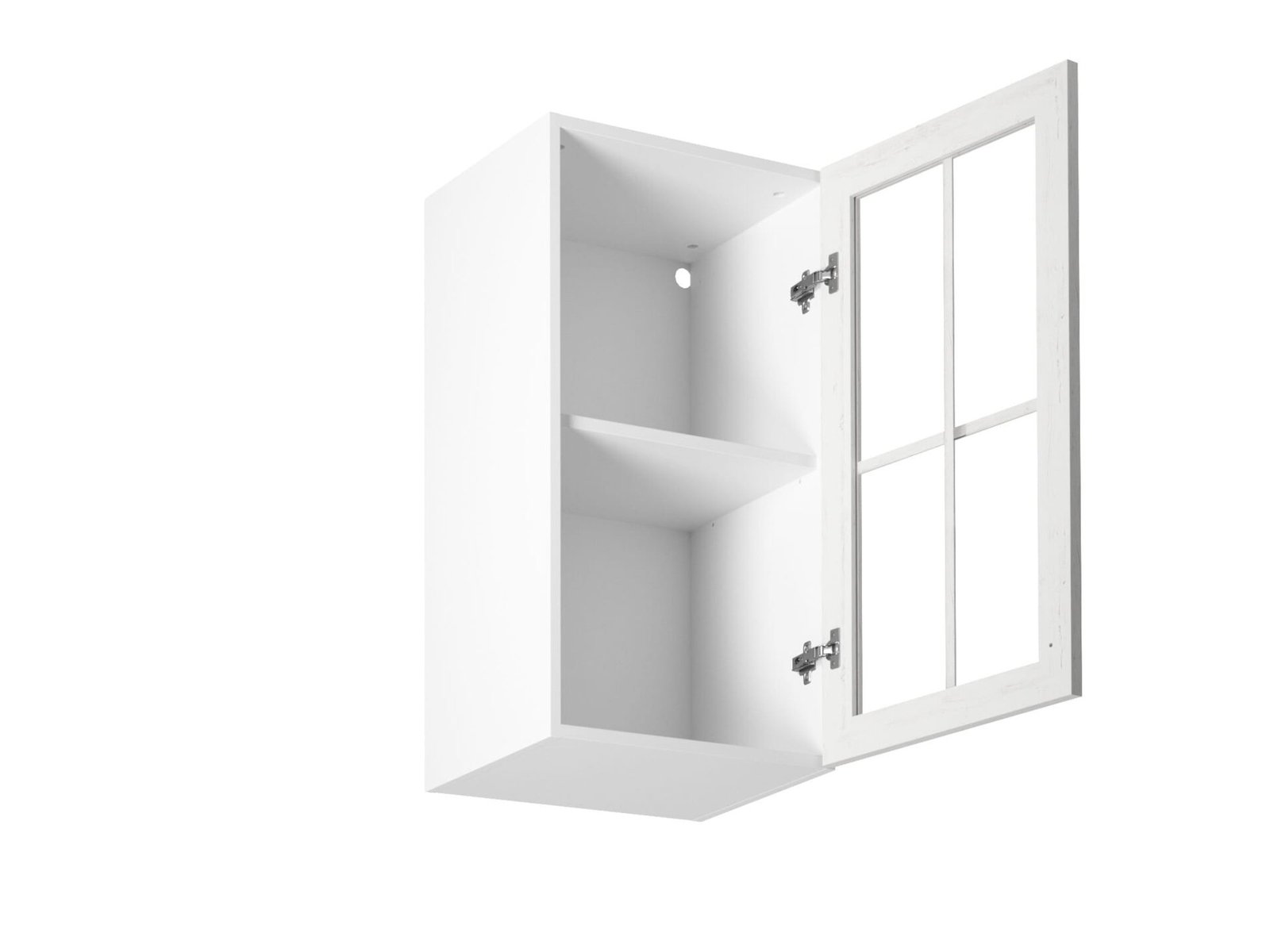 Upper kitchen cabinet, 1 door, right, G40S-P, Provence pine, Andersen white matt - Image 2
