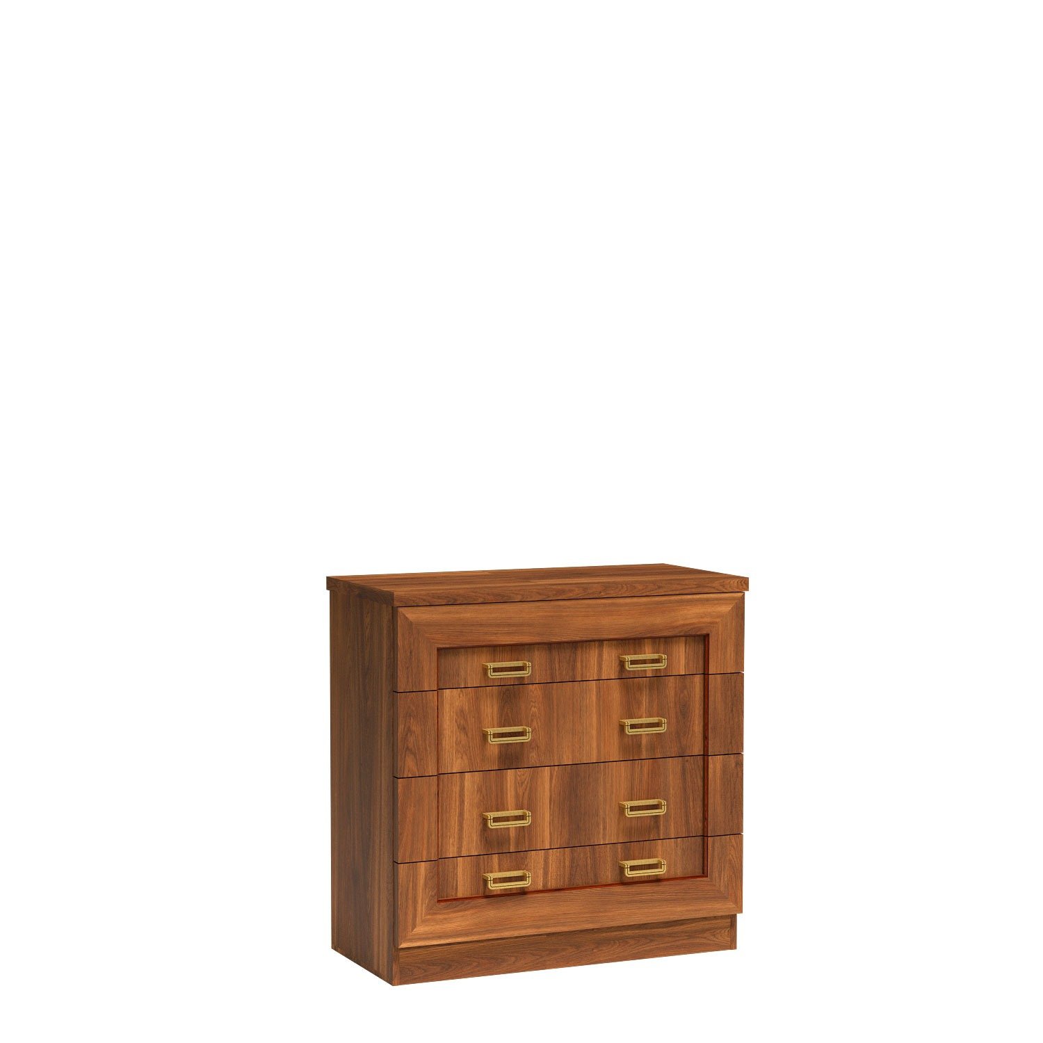 TADEUSZ-1 - Chest of drawers with 4 drawers, oak color