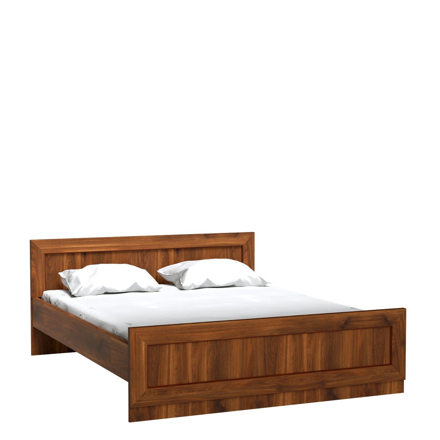 TADEUSZ-20 - Bed 160x200 cm, century-old oak