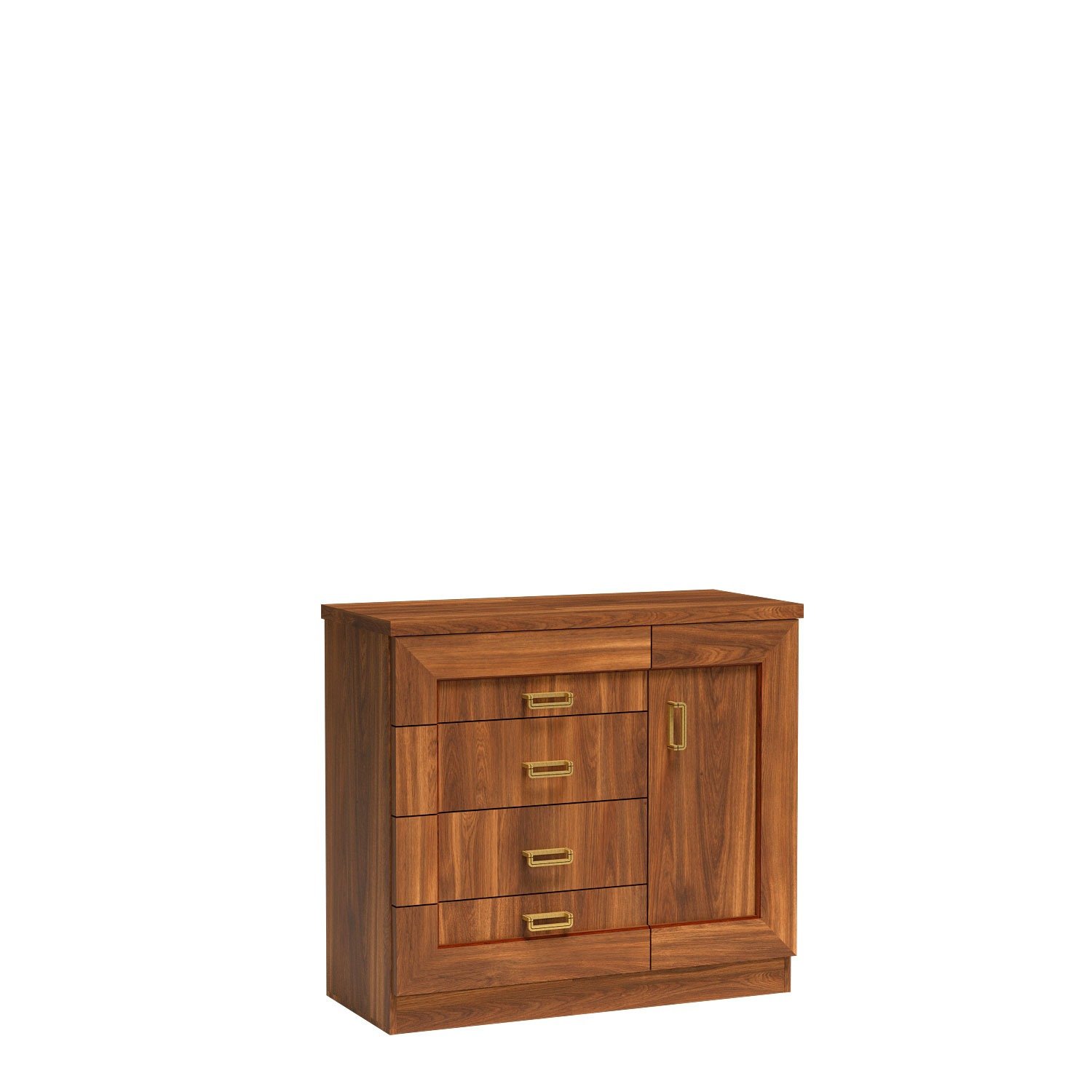 TADEUSZ-22 - Chest of drawers 1D4S Centennial oak color