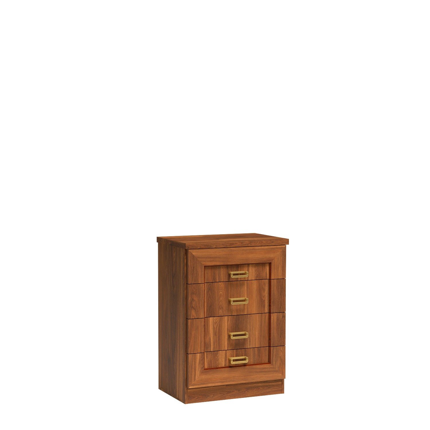 TADEUSZ-4 - Chest of drawers with 4 drawers, oak color