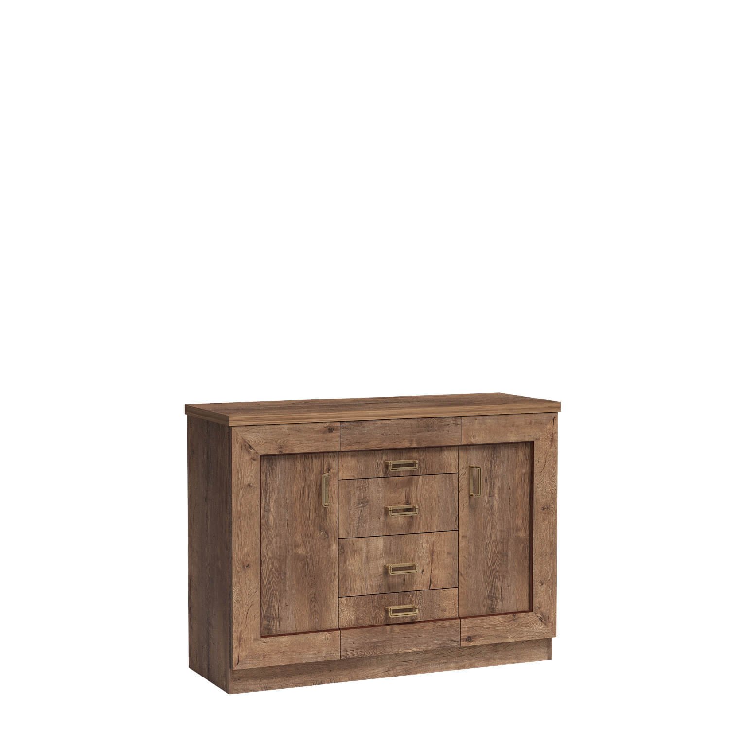 TADEUSZ-5 - Chest of drawers 2D4S Lefkas Oak