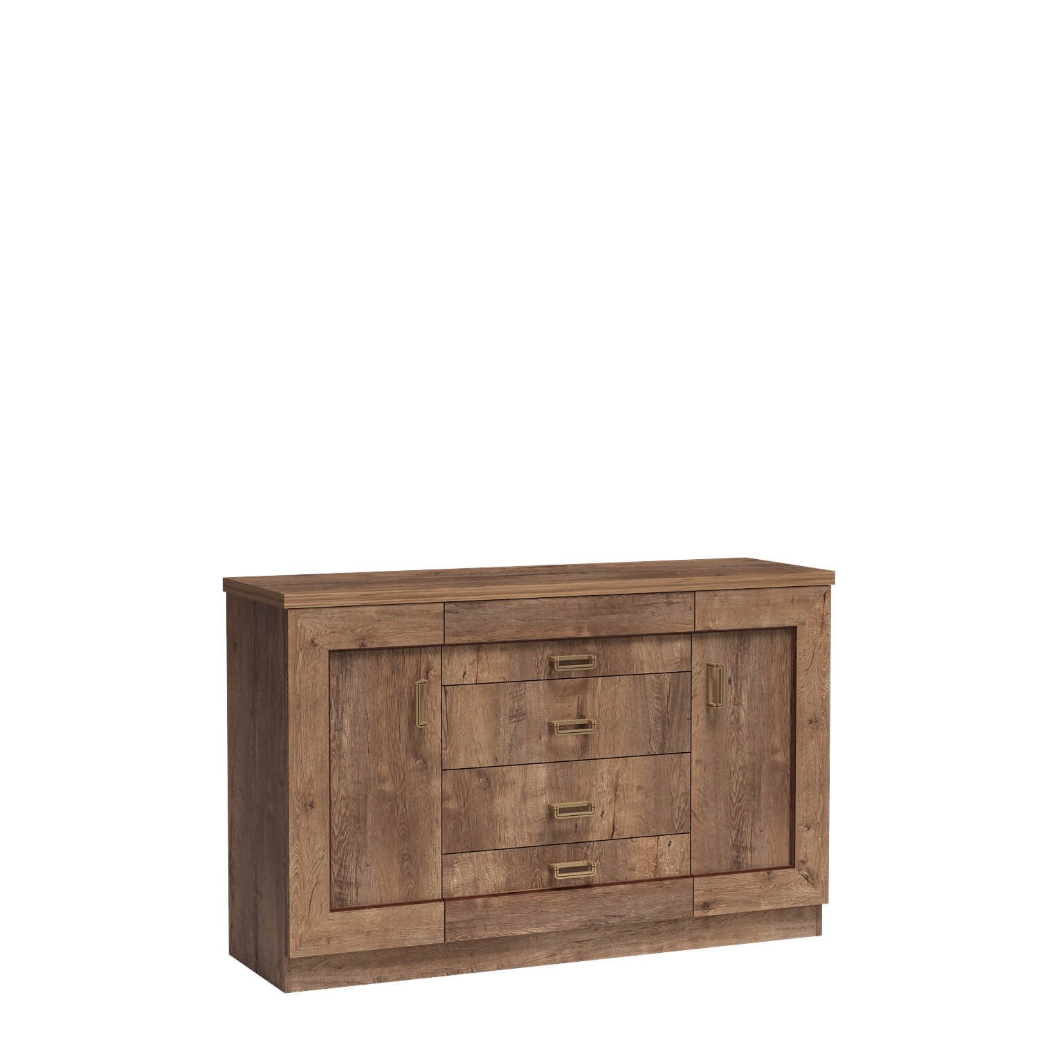 TADEUSZ-6 - Chest of drawers 2D4S Lefkas Oak