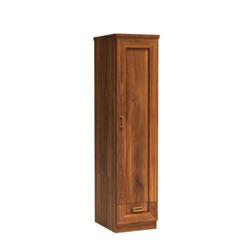 TADEUSZ-9 – Wardrobe 1D1S, century-old oak color, with shelves