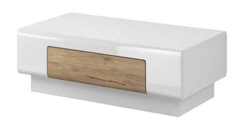 Toledo WM coffee table, glossy white / San Remo