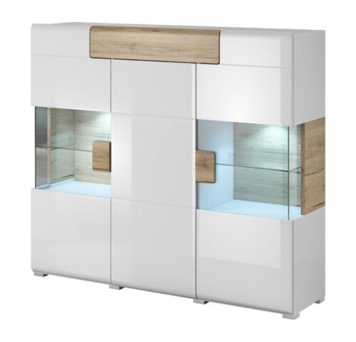 Toledo WM display bar, glossy white / San Remo
