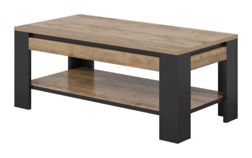 Tudor – Samdal oak coffee table matte black