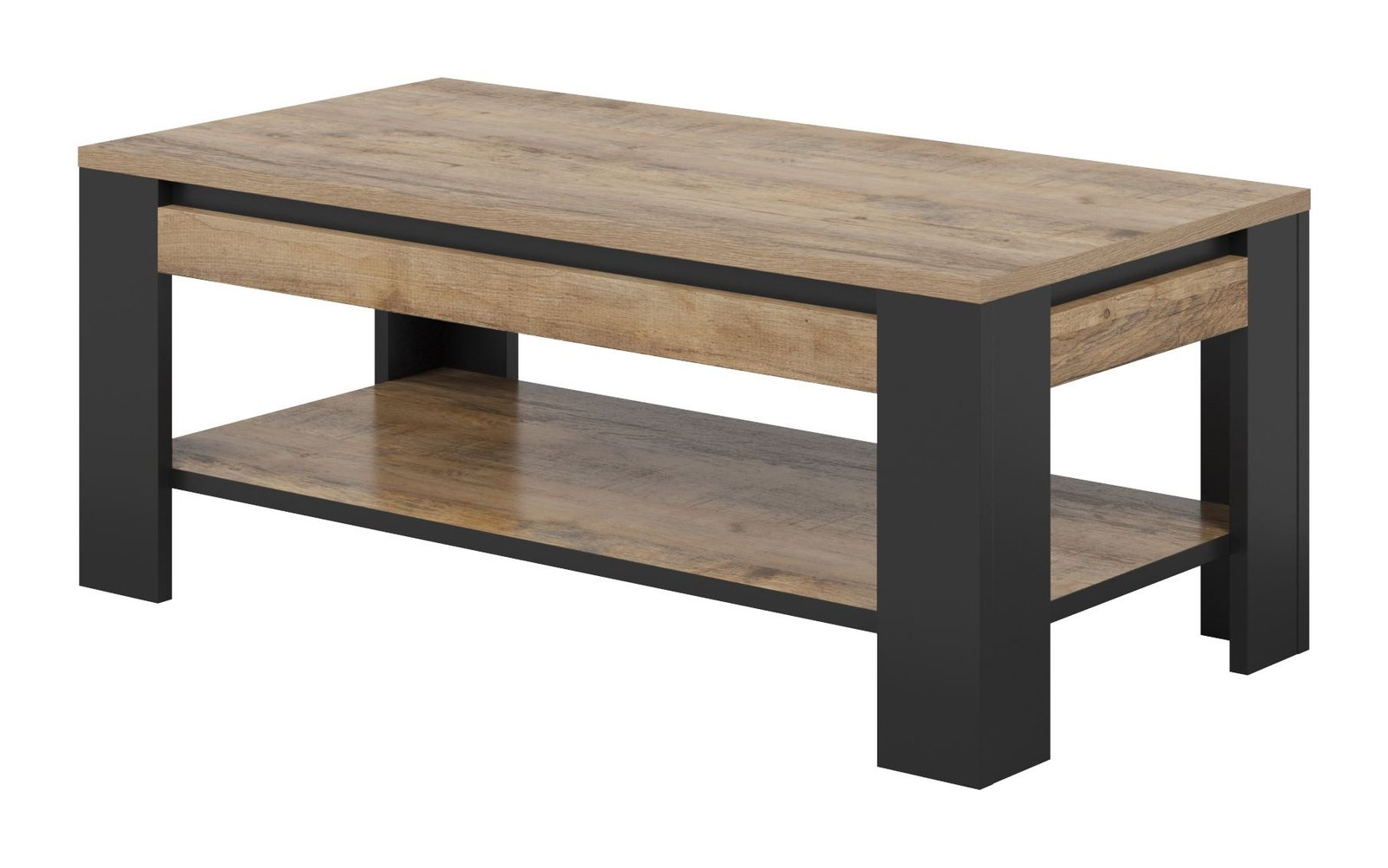 Tudor - Samdal oak coffee table matte black