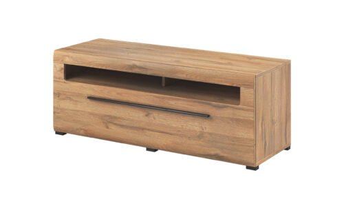 Tulsa WM TV cabinet, small, oak color, Grandson