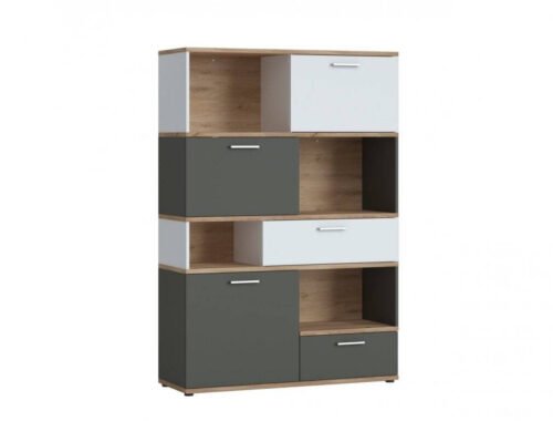 Twenty TWER01 – 3D2S shelf Honey oak Castello/white/gray