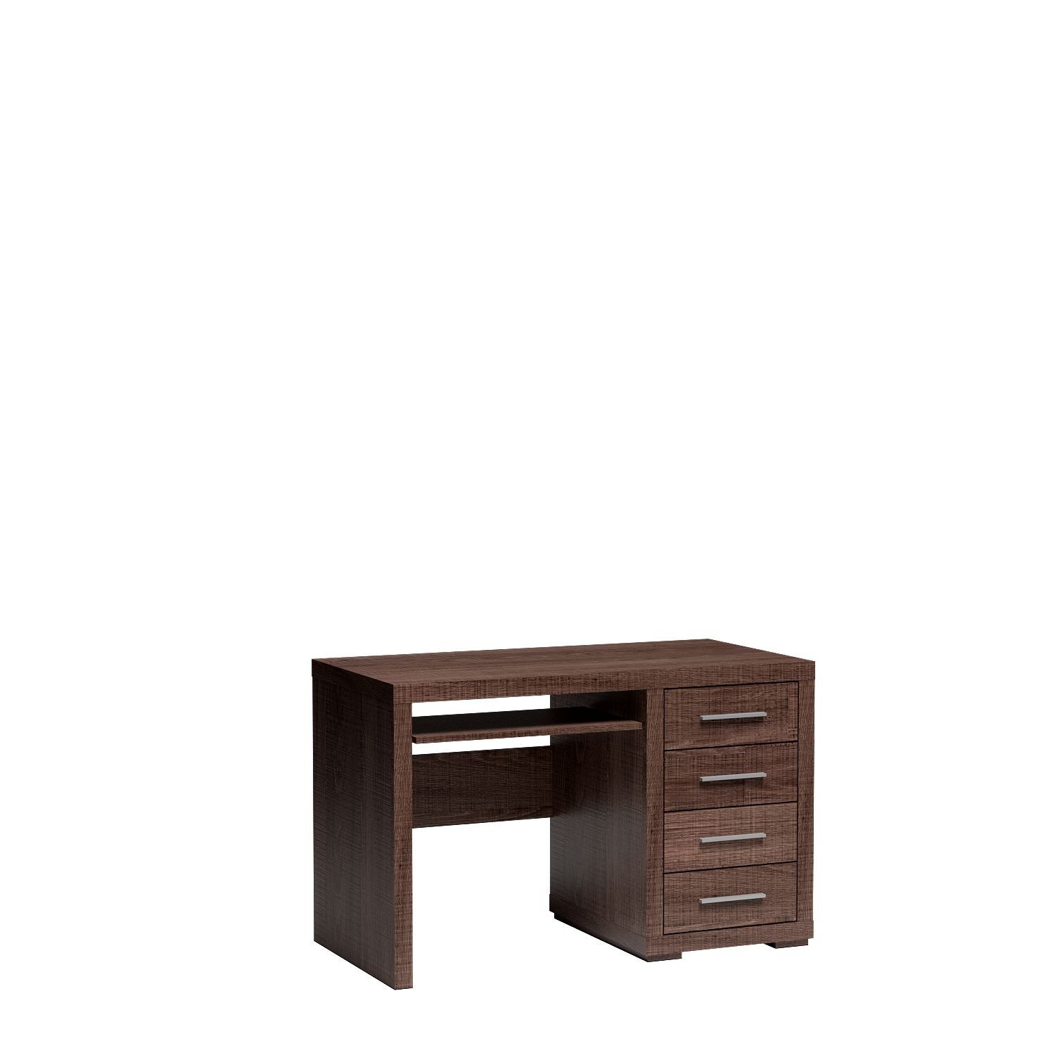 VEGAS-28 - Santana dark desk with 4 drawers