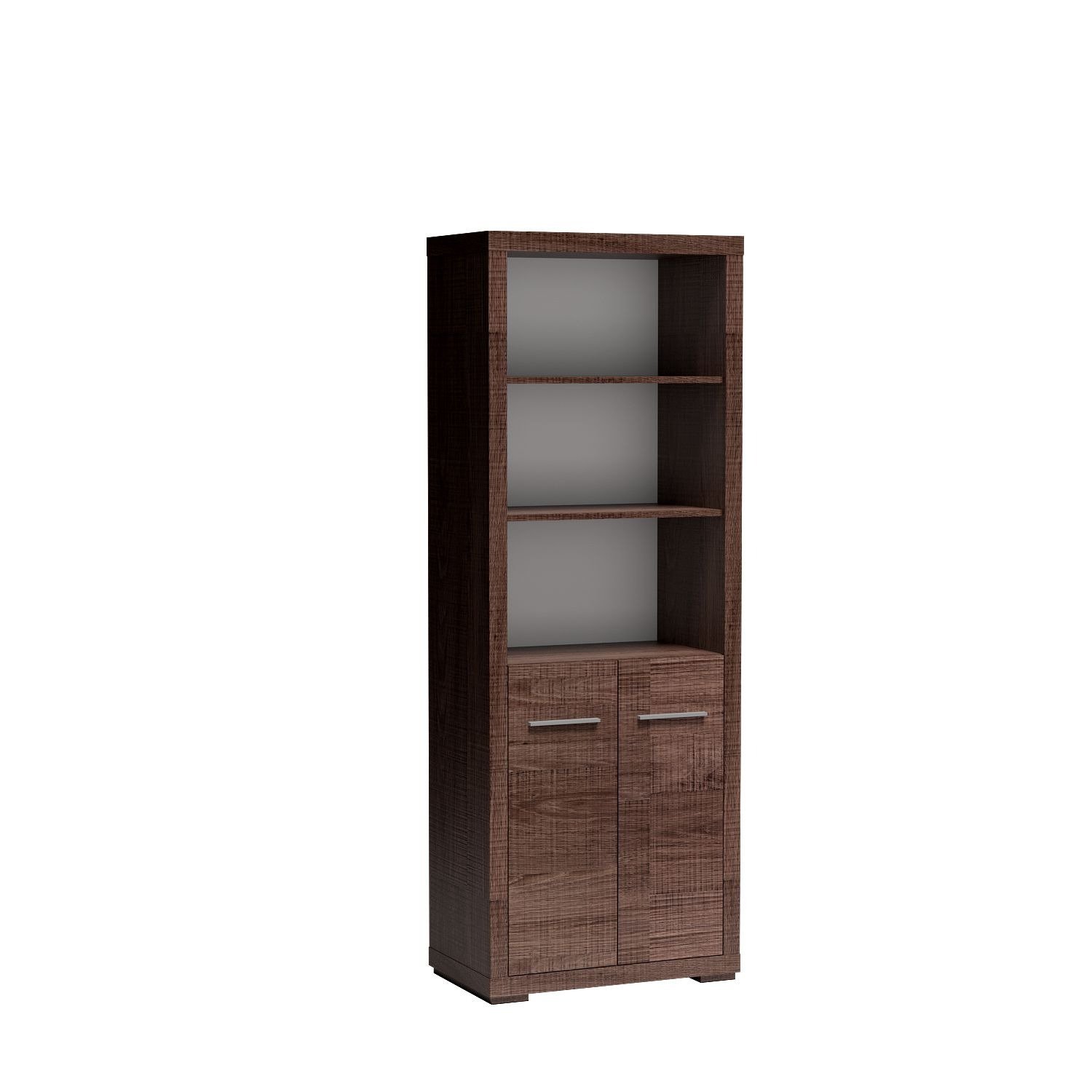 VEGAS-34 - Santana dark two-door bookcase