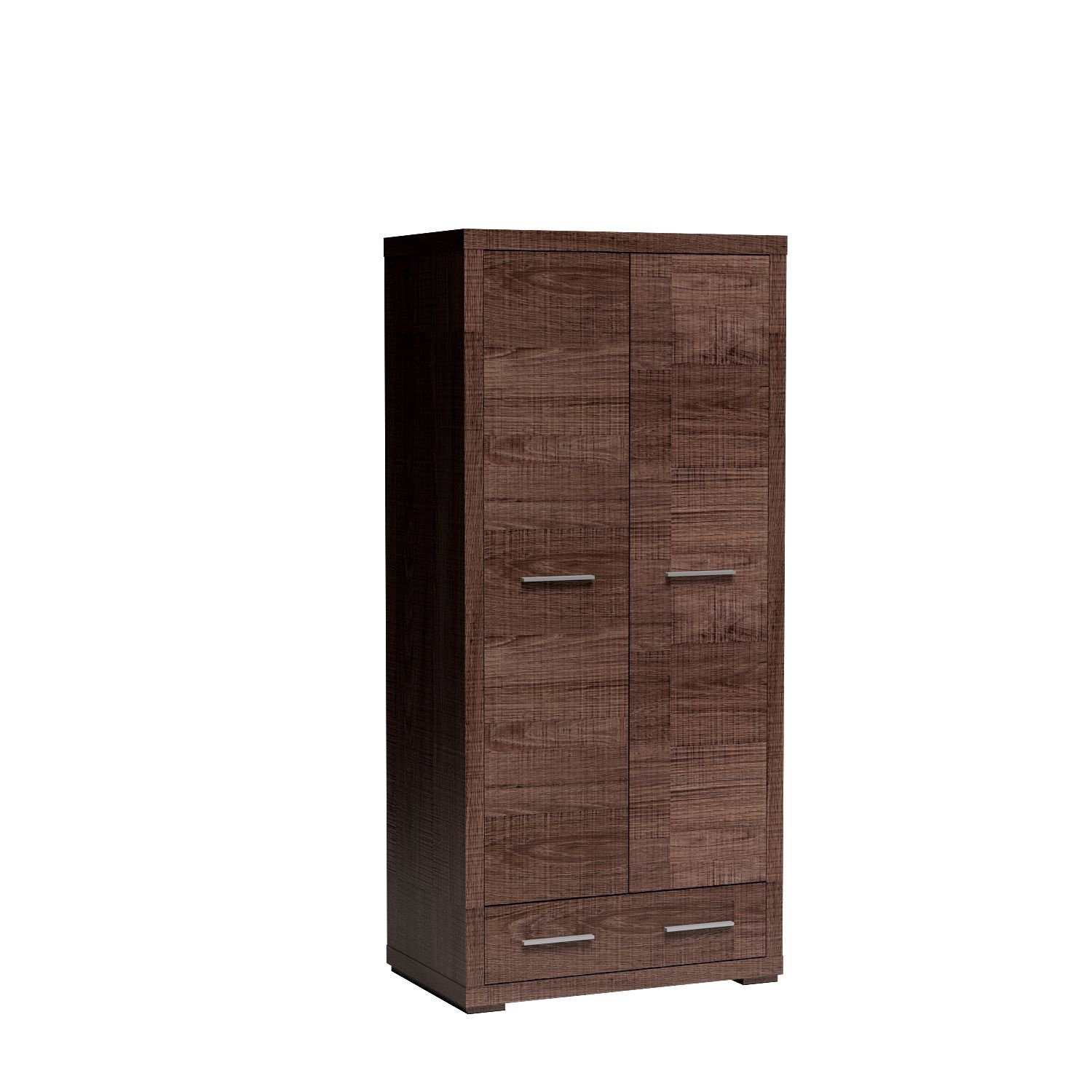 VEGAS-37 - Wardrobe 2D1S Santana Dark brown