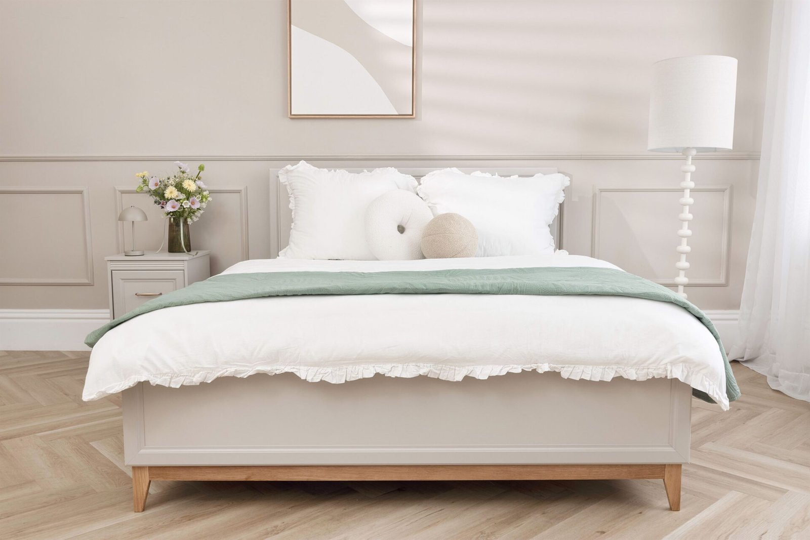 WINDSOR-16 - Bed 160x200 cm with frame and cashmere storage box - Image 4