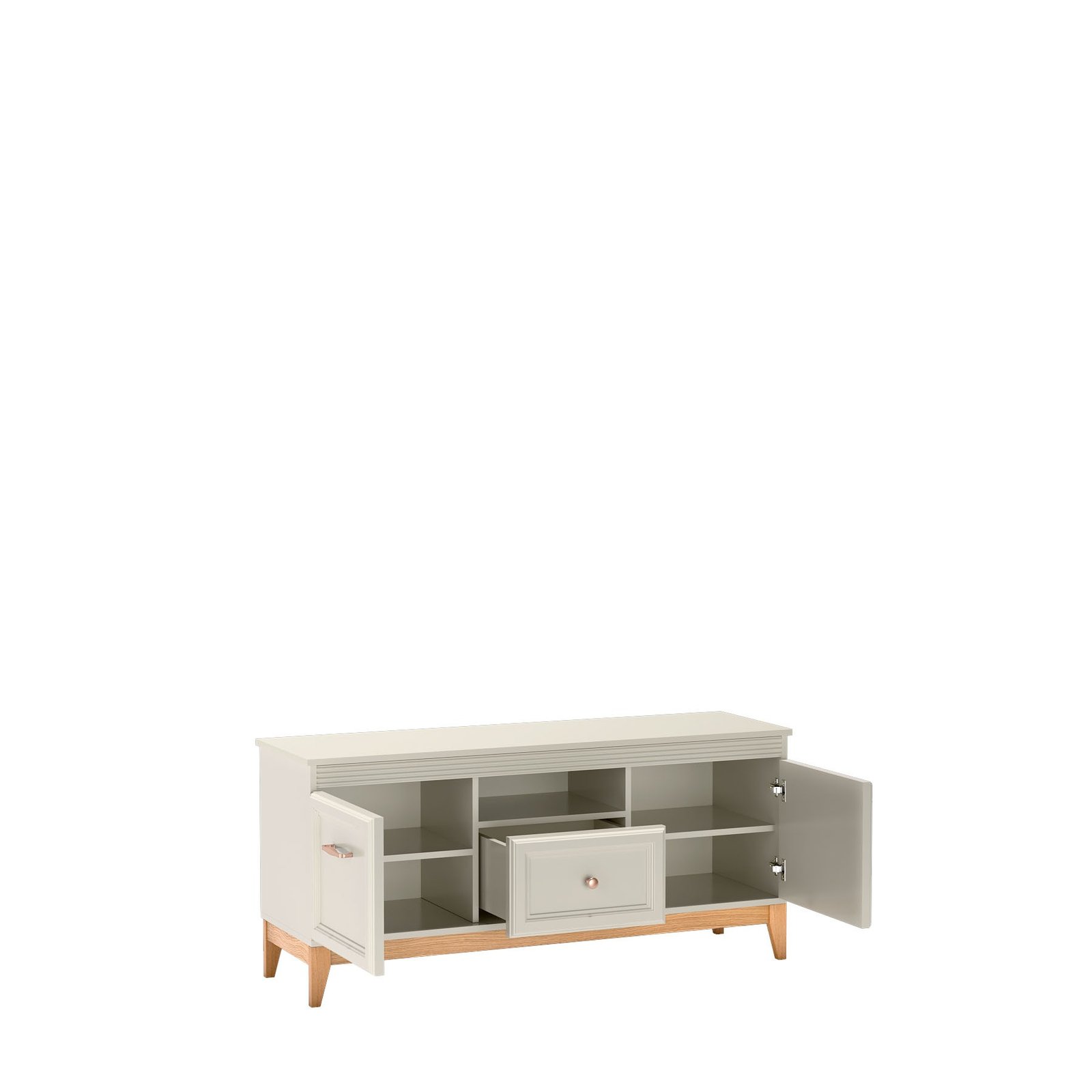 WINDSOR-8 - 2D1S cashmere TV cabinet - Image 3