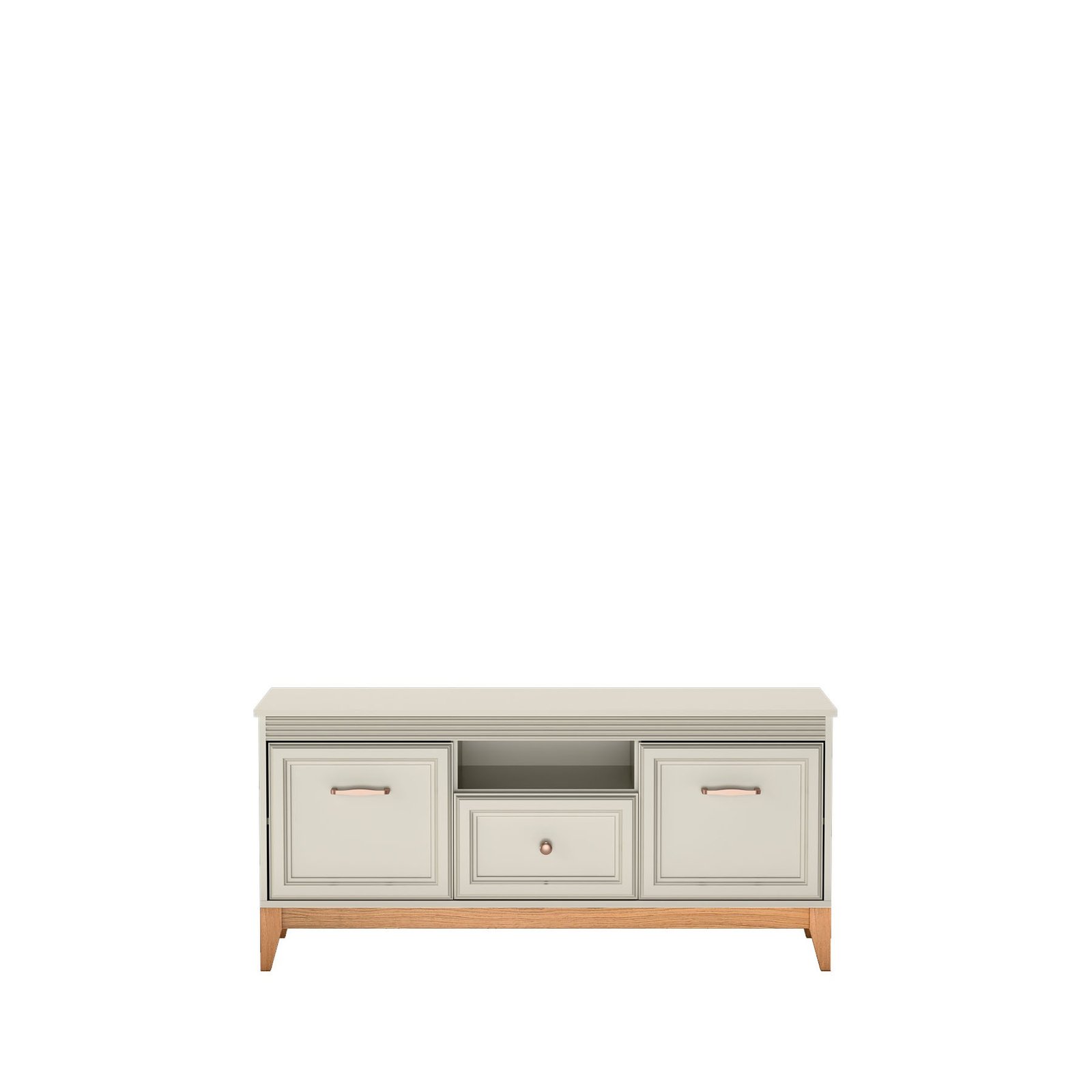 WINDSOR-8 - 2D1S cashmere TV cabinet - Image 4