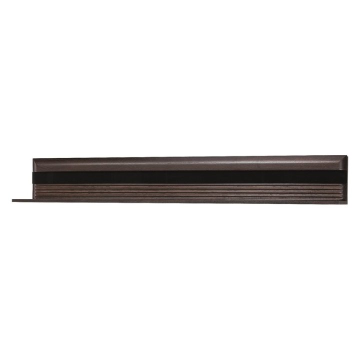 Porti shelf, type 35, chocolate oak color, Szynaka Furniture