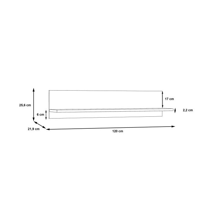 VDGB03-L25 Vankka Forte shelf - Image 8