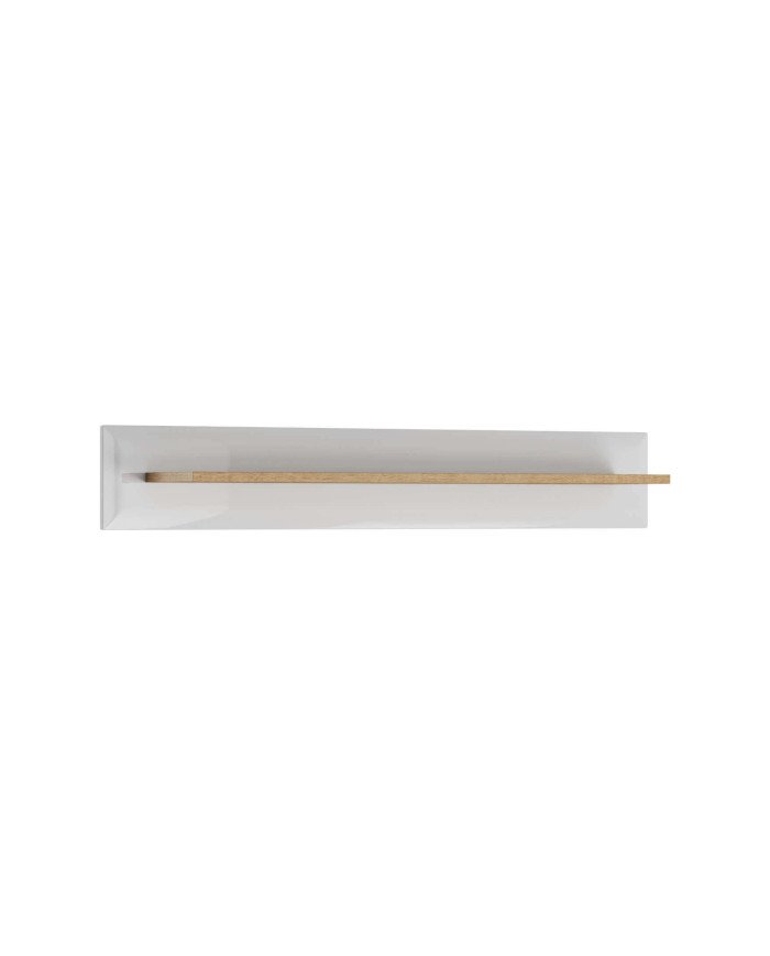 Nordi P107 hanging shelf, white/Riviera oak