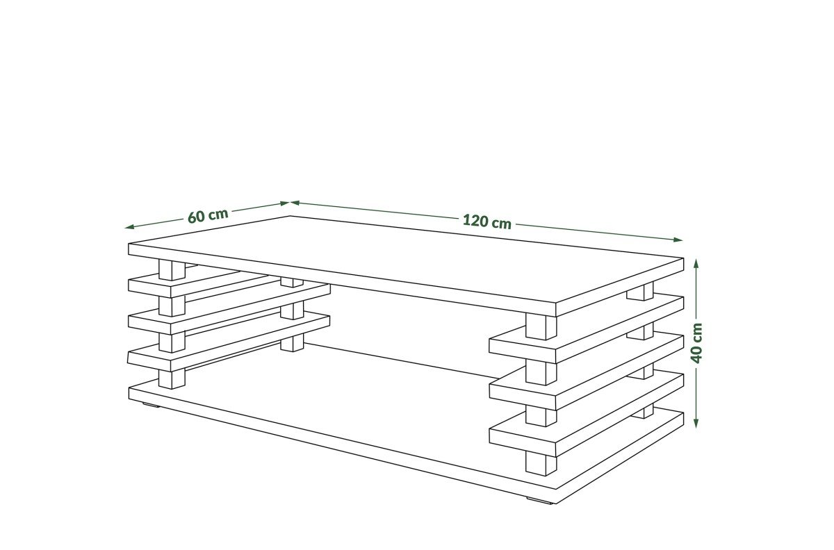 PORTO Millennium Concrete - MODERN COFFEE TABLE WITH 2 IN 1 TABLES ON WHEELS/LEGS - Image 6