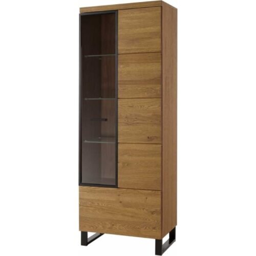 Pratt display cabinets type 11 rustic oak Szynaka Meble