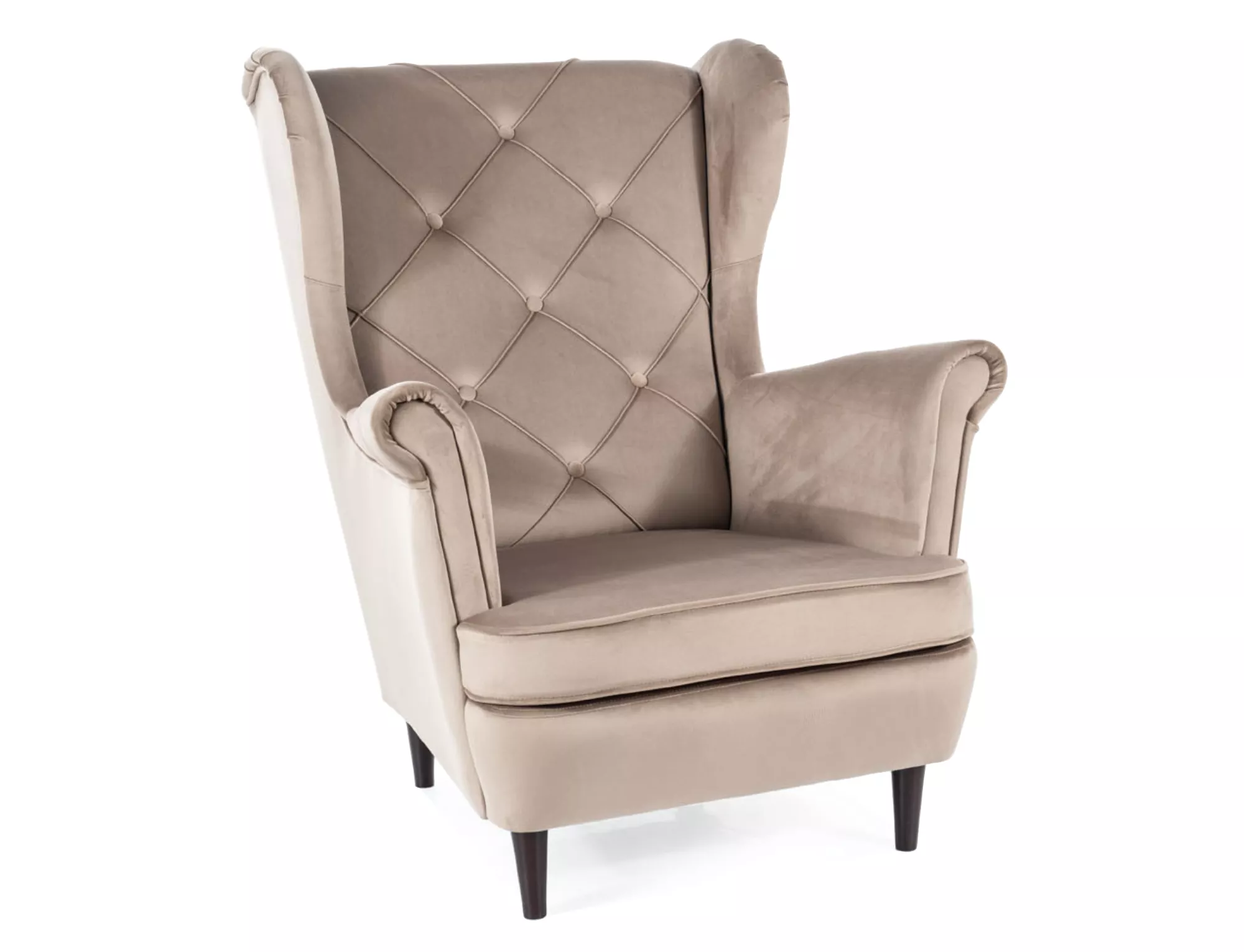 Women's velvet armchair LADYV40