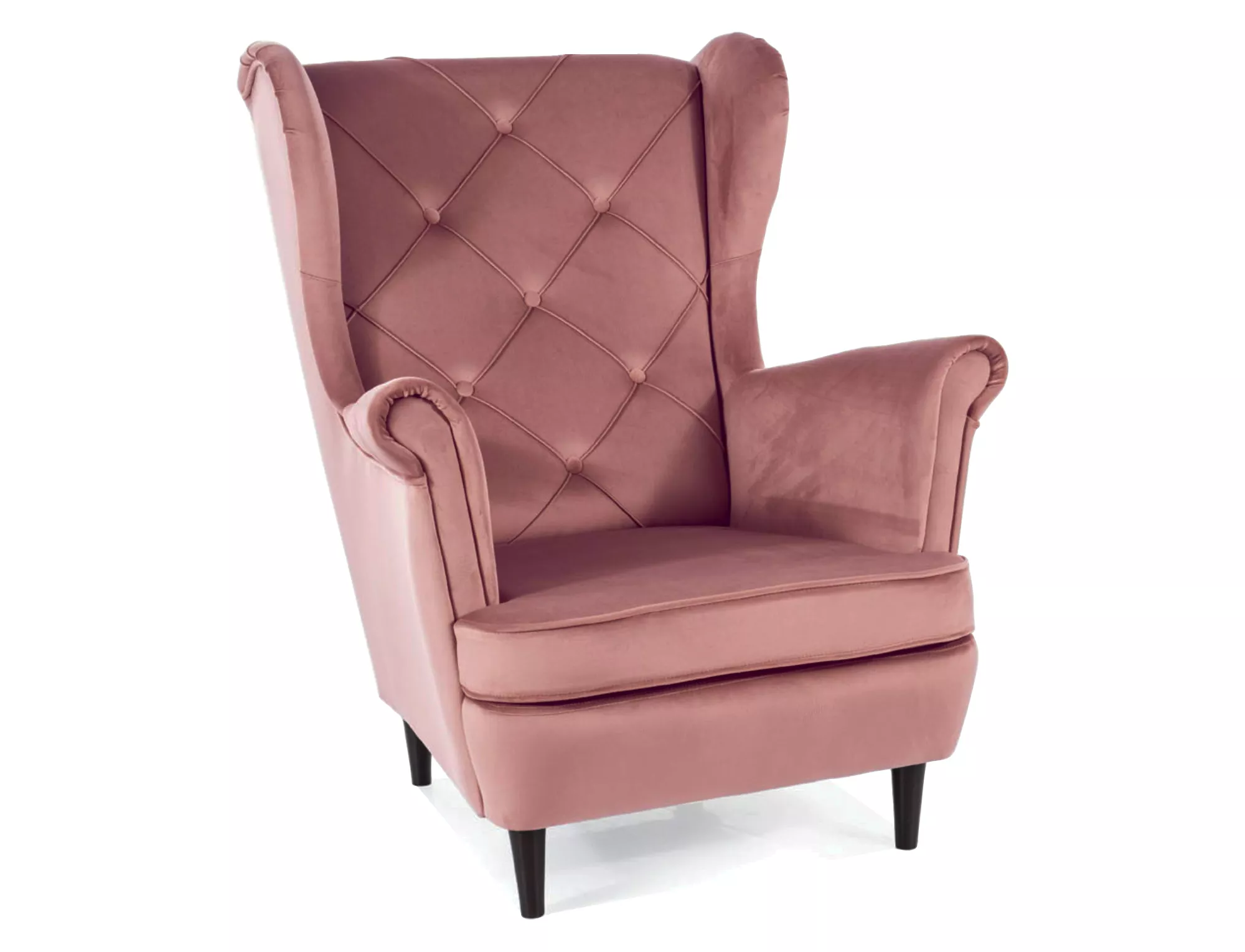 Women's velvet armchair LADYV52