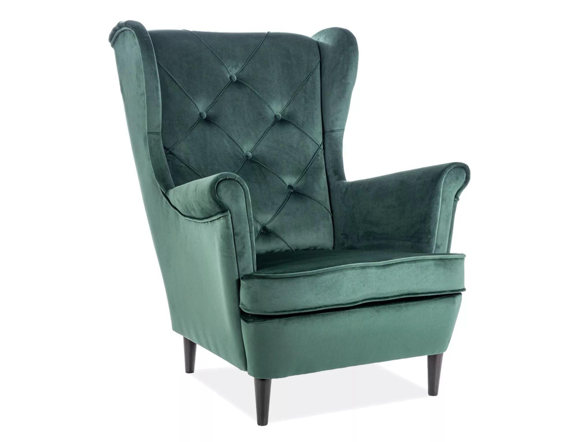 Women's velvet armchair LADYV78